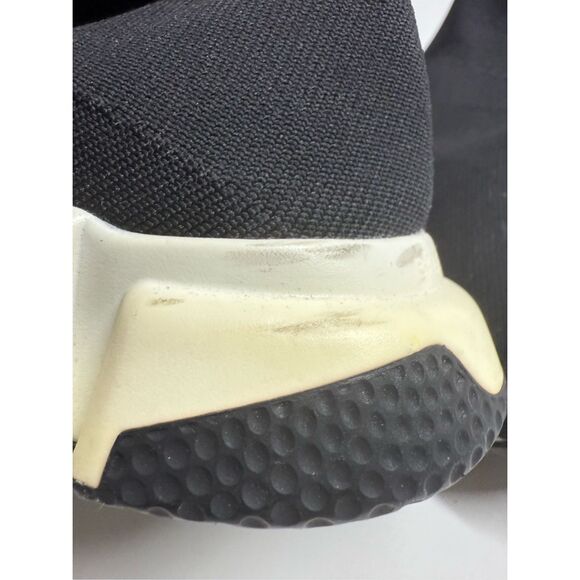 BALENCIAGA Speed Trainer Sneakers Black White Size 8 See Description - Picture 9 of 16